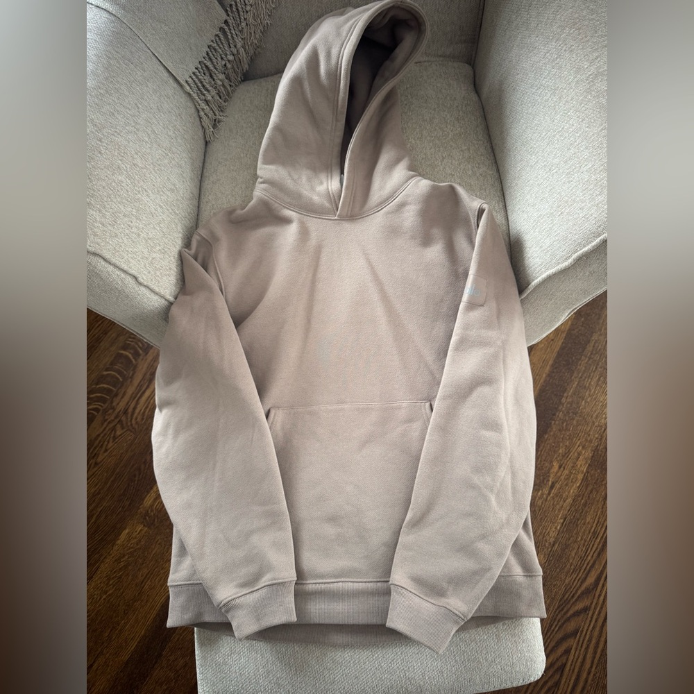 NWOT Alo Yoga Renown Heavyweight Hoodie XS Gravel